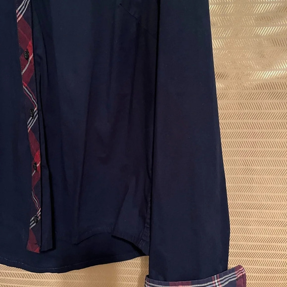 TOMMY HILFIGER~NAVY SHIRT~NWOT~LG - Picture 3 of 6